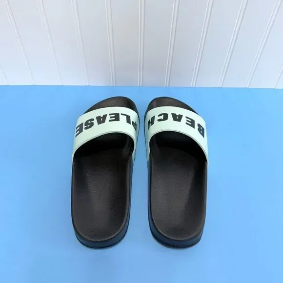 Beach Please Women’s Mint Slide Sandals Size M 7 - Picture 11 of 15